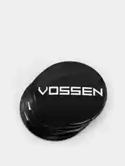Черный наклейки на диски, колпаки VOSSEN , изогнутые, 4 штуки