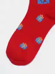 Красный носки новогодние