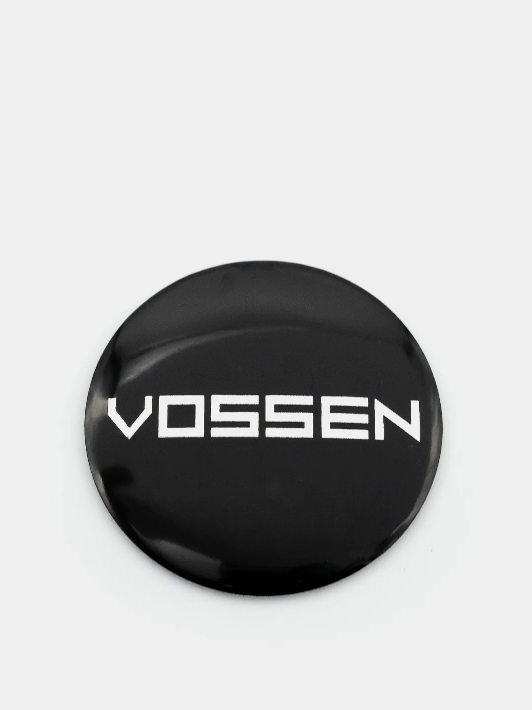 Серебряный наклейки на диски, колпаки VOSSEN , изогнутые, 4 штуки
