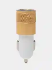 Золотой автомобильная зарядка Type C, USB, 3.1 А, в прикуриватель, быстрая зарядка