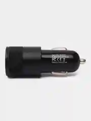Серебряный автомобильная зарядка Type C, USB, 3.1 А, в прикуриватель, быстрая зарядка