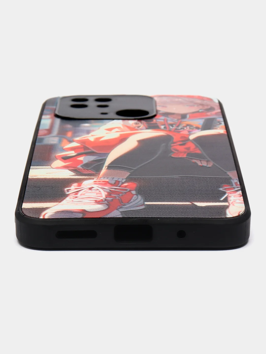Рыжий чехол с рисунком на Xiaomi Redmi 10C ( Сяоми Редми 10Ц)