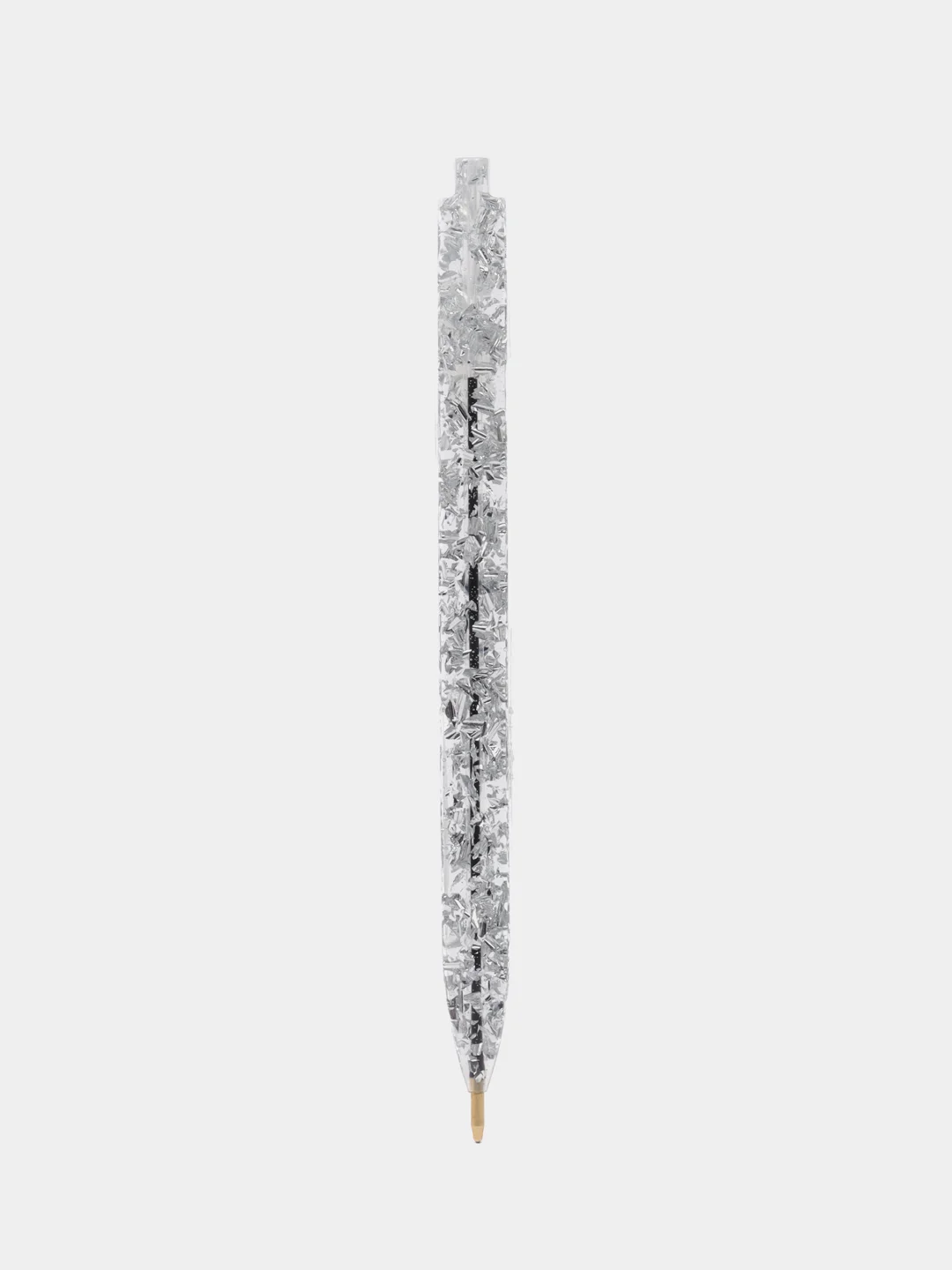 Серебряный ручка шариковая из эпоксидной смолы, ручная работа