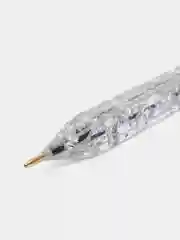 Серебряный ручка шариковая из эпоксидной смолы, ручная работа
