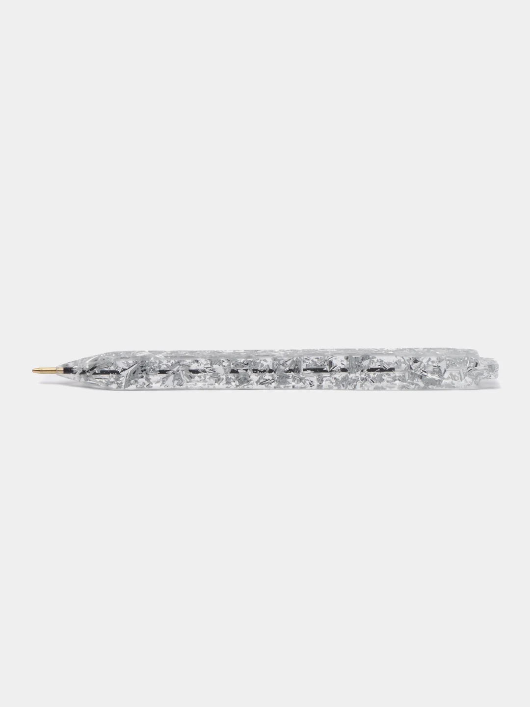 Серебряный ручка шариковая из эпоксидной смолы, ручная работа