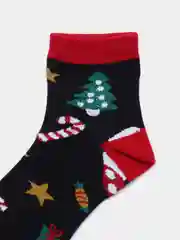 Черный носки новогодние, женские