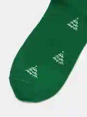 Лесной зеленый носки новогодние