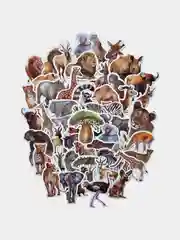 Лимонный наклейки стикеры для творчества, мемы, стикерпак, сердечки, котики, бабочки, капибара 50 шт