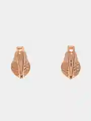 Зеленый серьги "Авокадо", серебро 925 пробы