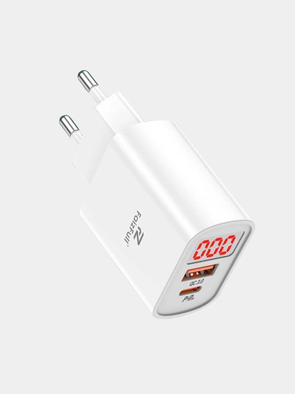 Зарядное устройство USB to Type-C, 20W, быстрая зарядка