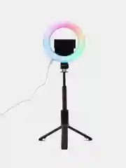 Монопод трипод с кольцевой лампой для телефона 3 в 1, цветной RGB штатив, подарок, селфи