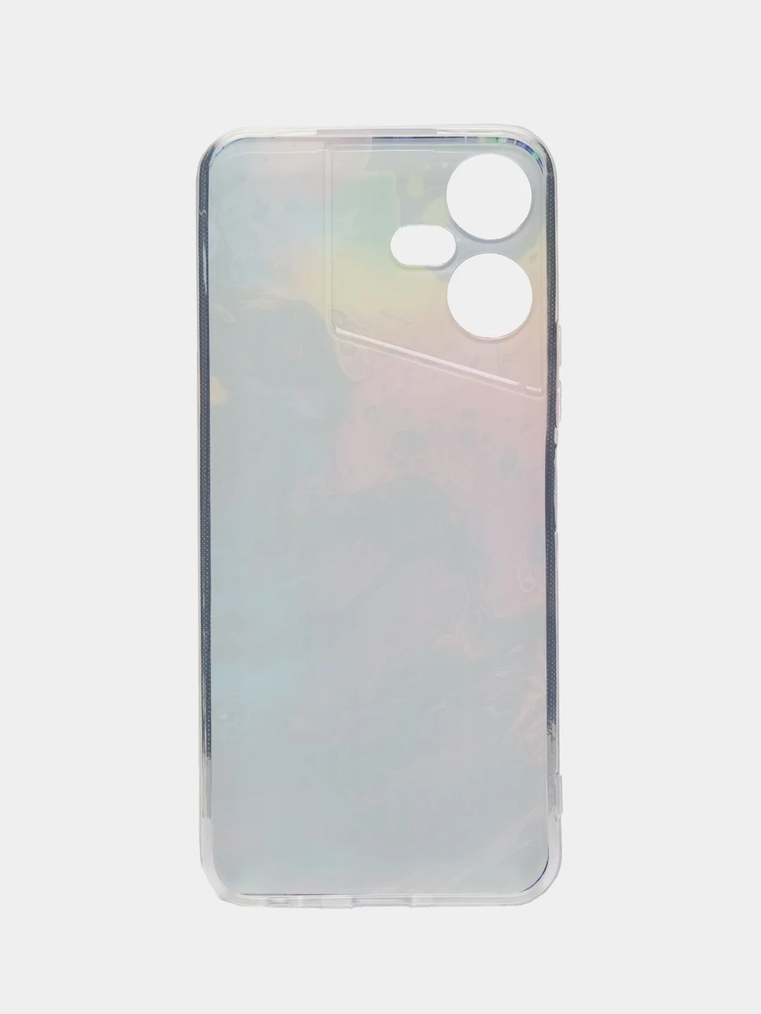 Пурпурный чехол на Tecno Pova Neo 3 (Текно Пова Нео 3), прозрачный, с рисунком, защита камеры