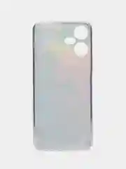 Пурпурный чехол на Tecno Pova Neo 3 (Текно Пова Нео 3), прозрачный, с рисунком, защита камеры