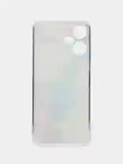 Ледяной чехол на Tecno Pova Neo 3 (Текно Пова Нео 3), прозрачный, с рисунком, защита камеры