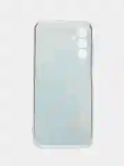 Светло-синий чехол на Samsung Galaxy A14 4G (Галакси A14 4G), прозрачный, с рисунком, защита камеры