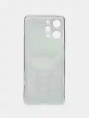 Угольный силиконовый чехол на Xiaomi Redmi 12 (Редми 12), прозрачный, с рисунком, защита камеры
