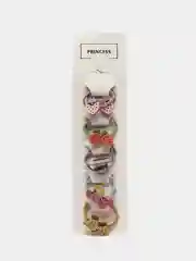 Желтый резинки для волос детские,для девочек,яркие с фигурками,набор 10 штук,цветочки,фрукты