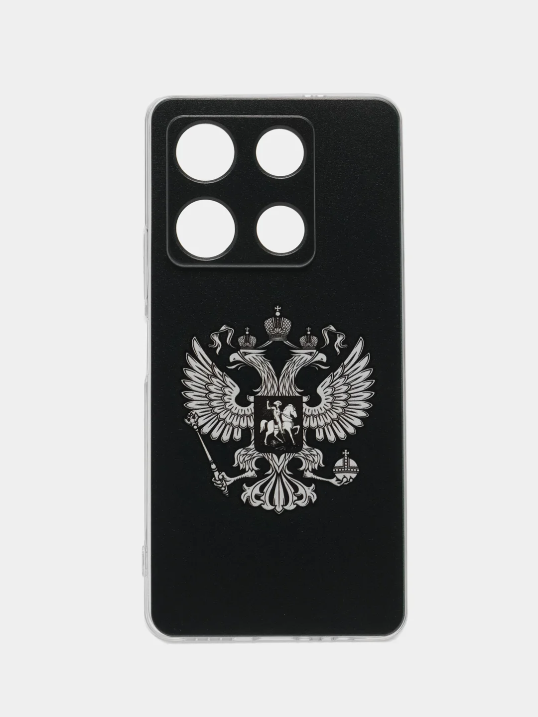 Приглушённый хаки чехол для Infinix Note 30 Pro (Инфиникс Нот 30 Про), прозрачный, с рисунком, защита камеры