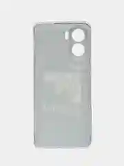 Тёмно-коричневый силиконовый чехол на Honor 90 Lite (Хонор 90 Лайт), прозрачный, с рисунком