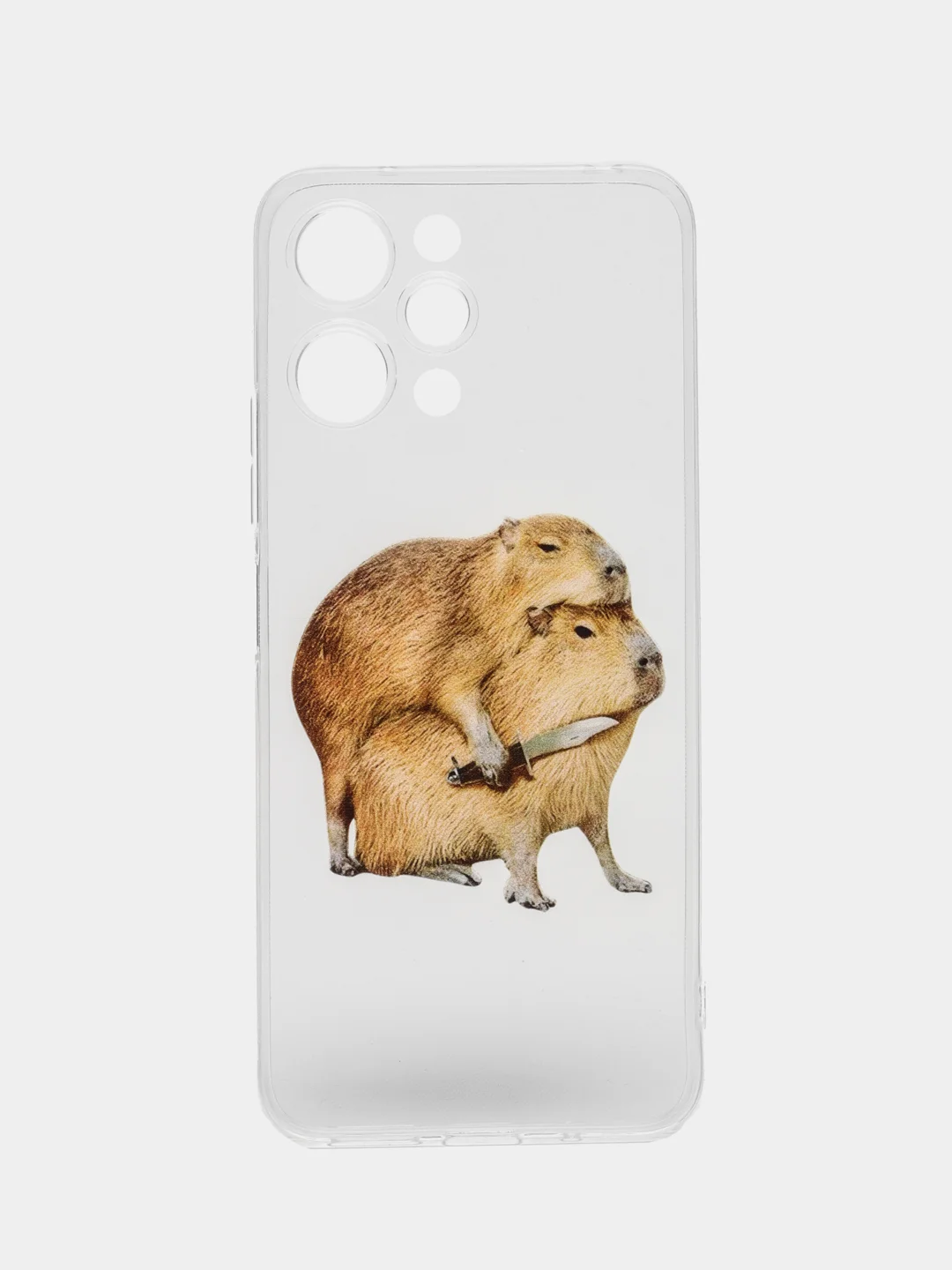 Бежевый силиконовый чехол на Xiaomi Redmi 12 (Редми 12), прозрачный, с рисунком, защита камеры