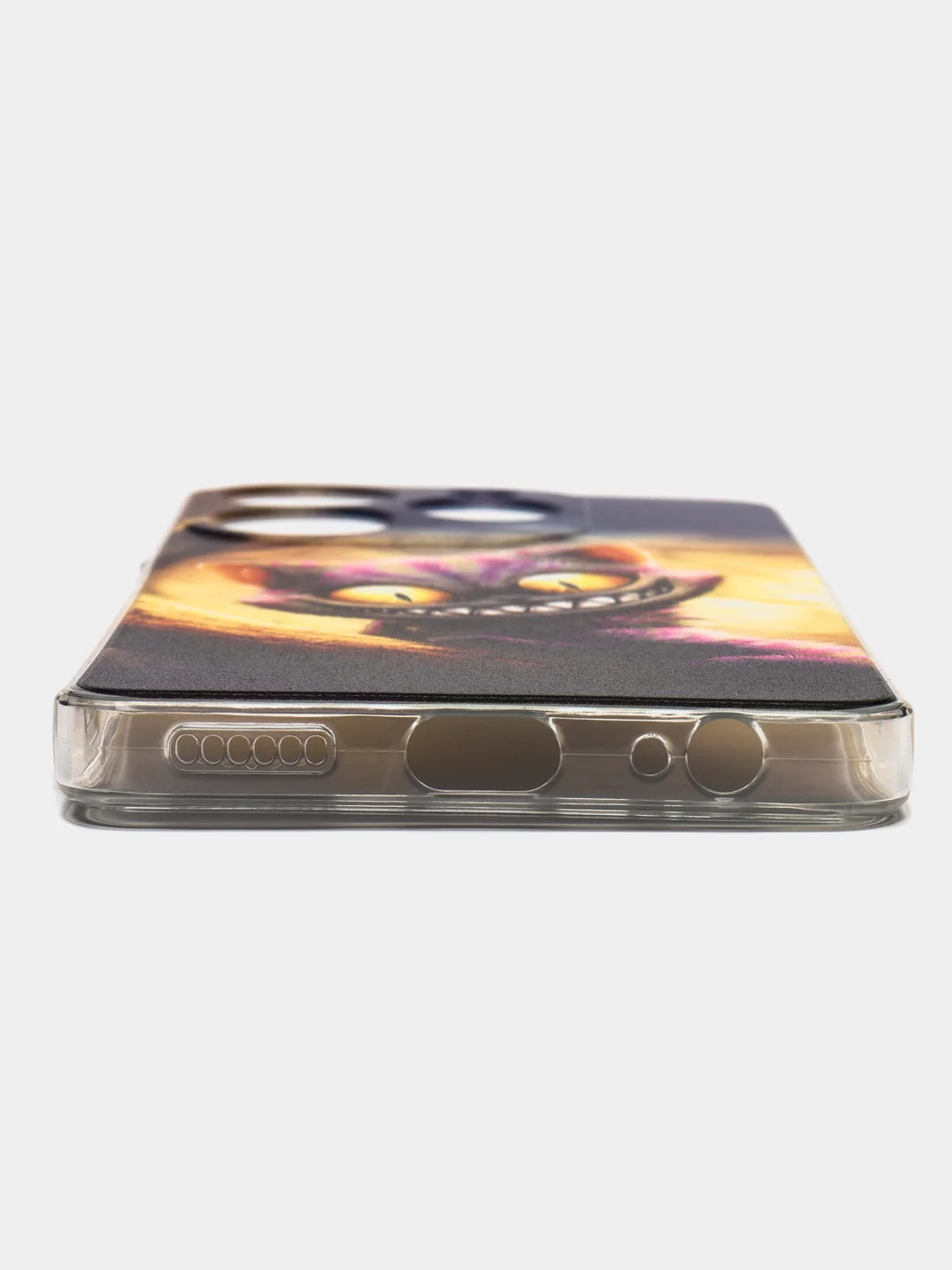 Индиго чехол на Tecno Spark 10 Pro (Текно Спарк 10 Про), прозрачный, с рисунком, защита камеры