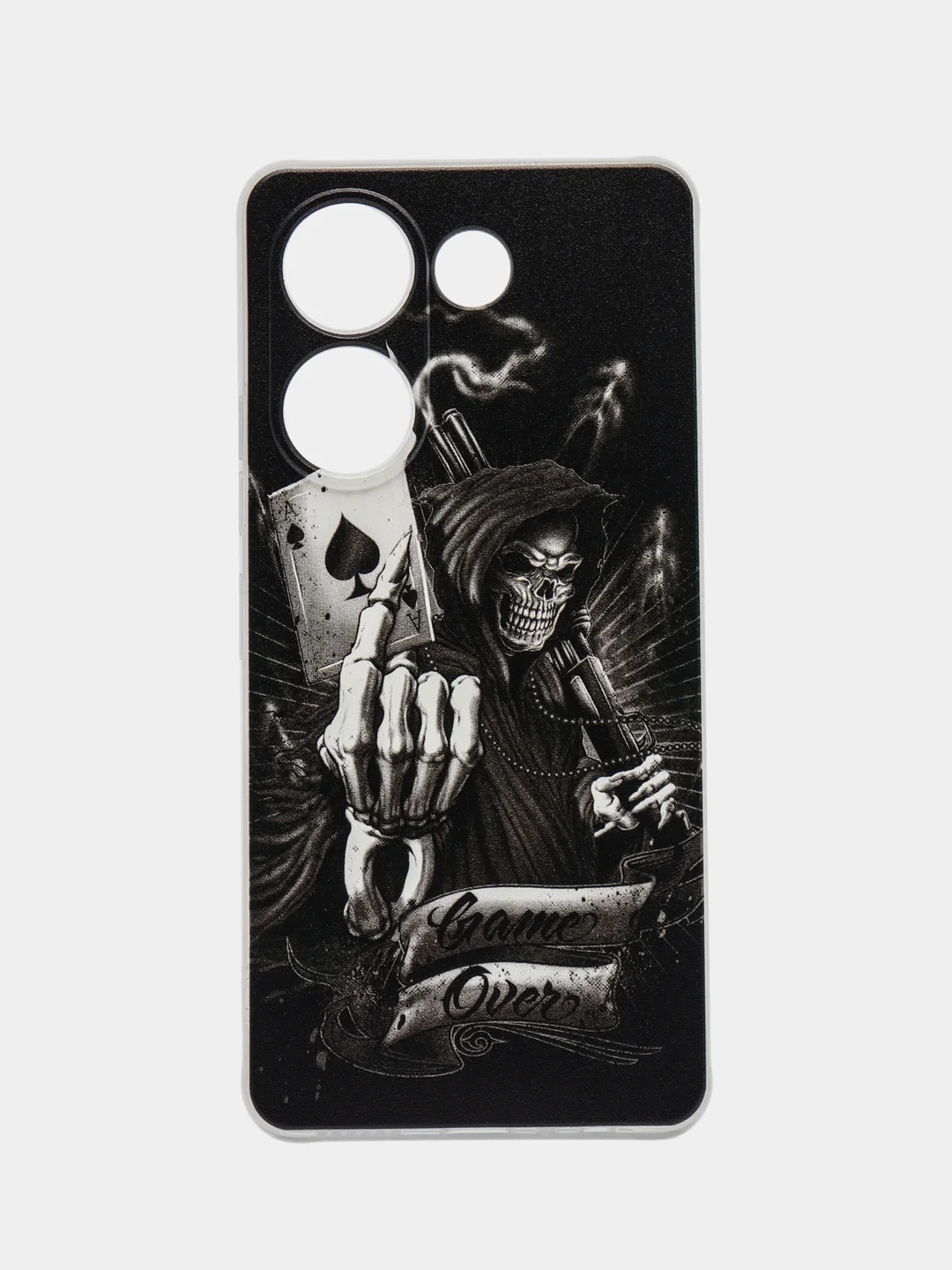 Оливковый чехол на Tecno Camon 20/20 Pro 4G (Текно Камон 20/20 Про 4G), с рисунком, защита камеры