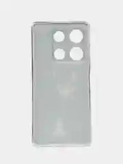 Серый меланж чехол для Infinix Note 30 Pro (Инфиникс Нот 30 Про), прозрачный, с рисунком, защита камеры