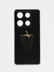 Разноцветный чехол для Infinix Note 30 Pro (Инфиникс Нот 30 Про), прозрачный, с рисунком, защита камеры