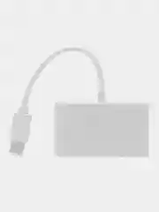 Белый картридер TypeC, Usb, Tf, SD