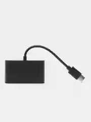 Черный картридер TypeC, Usb, Tf, SD
