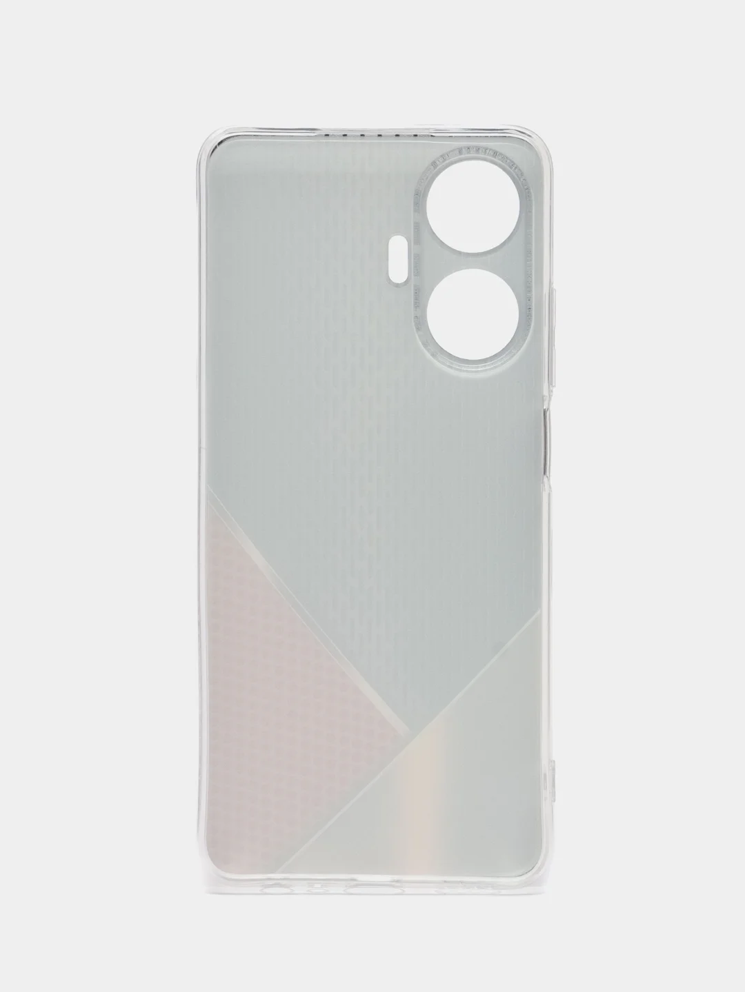 Слоновая кость силиконовый чехол на Realme C55 (Реалми C55), прозрачный, с рисунком, защита камеры