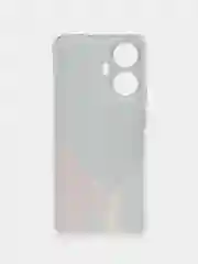 Слоновая кость силиконовый чехол на Realme C55 (Реалми C55), прозрачный, с рисунком, защита камеры