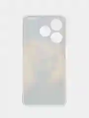 Индиго чехол на Tecno Spark 10/10C (Текно Спарк 10/10С), прозрачный, с рисунком, защита камеры
