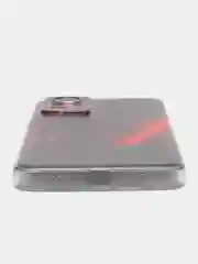 Красный чехол прозрачный на Xiaomi Redmi Note 12S (Сяоми Редми Нот 12S), с рисунком, защита камеры