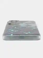 Бирюзовый чехол прозрачный на Xiaomi Redmi Note 12S (Сяоми Редми Нот 12S), с рисунком, защита камеры
