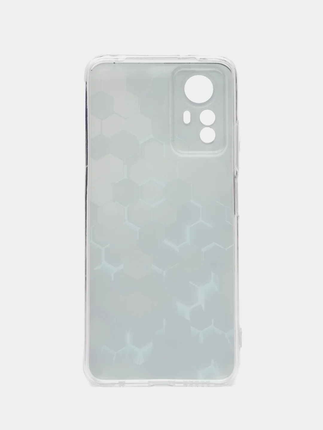 Бирюзовый чехол прозрачный на Xiaomi Redmi Note 12S (Сяоми Редми Нот 12S), с рисунком, защита камеры