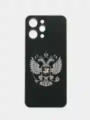 Приглушённый хаки силиконовый чехол на Xiaomi Redmi 12 (Редми 12), прозрачный, с рисунком, защита камеры