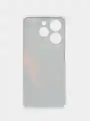 Красный чехол на Tecno Spark 10 Pro (Текно Спарк 10 Про), прозрачный, с рисунком, защита камеры