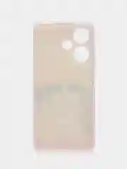 Желтый чехол на Infinix Hot 30i (Инфиникс Хот 30и) с рисунком, прозрачный