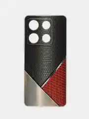 Слоновая кость чехол для Infinix Note 30 Pro (Инфиникс Нот 30 Про), прозрачный, с рисунком, защита камеры
