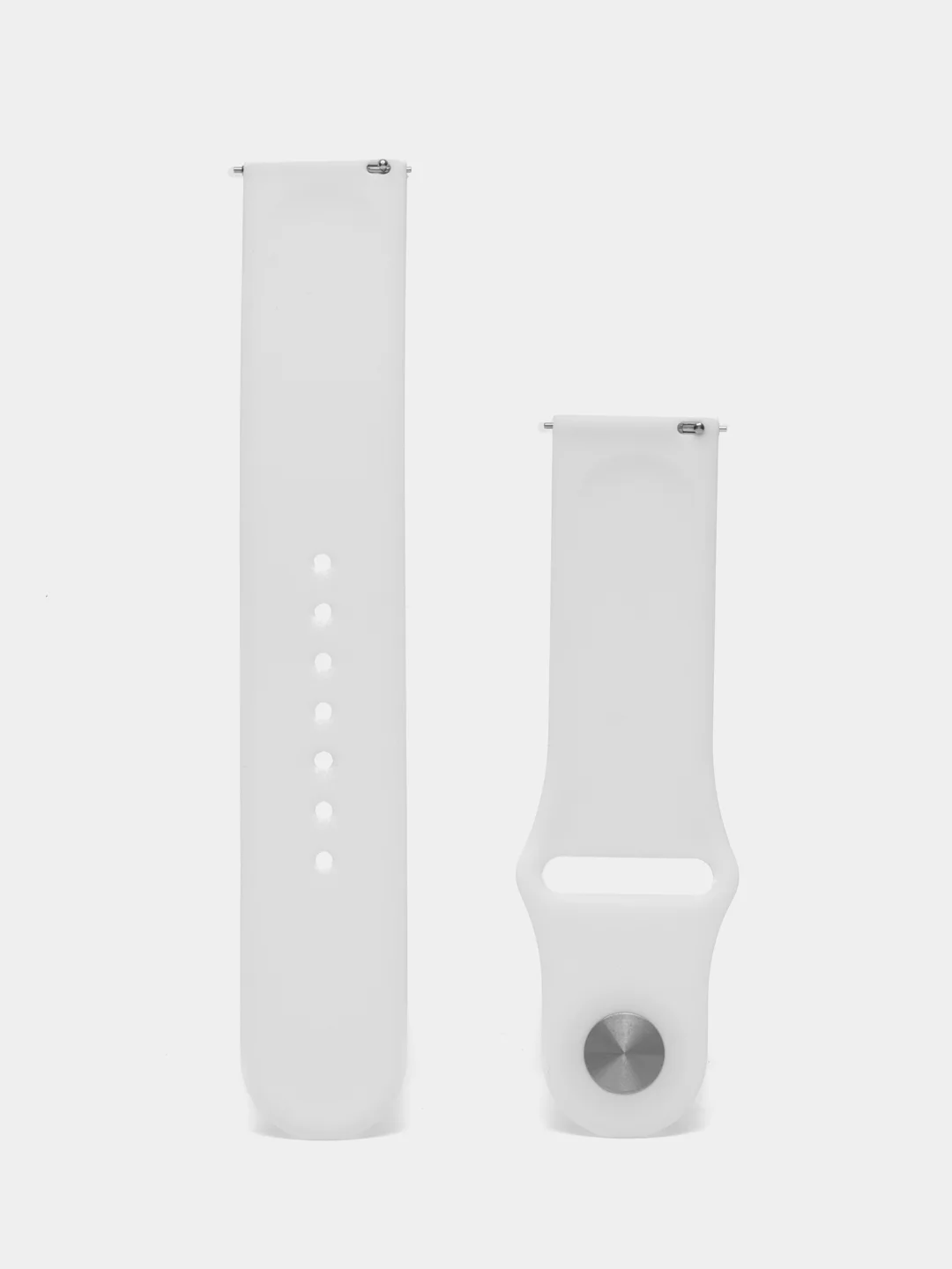 Белый ремешок для часов Xiaomi AmazFit Bip / Samsung Galaxy Watch Active, 22 мм