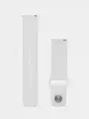 Белый ремешок для часов Xiaomi AmazFit Bip / Samsung Galaxy Watch Active, 22 мм