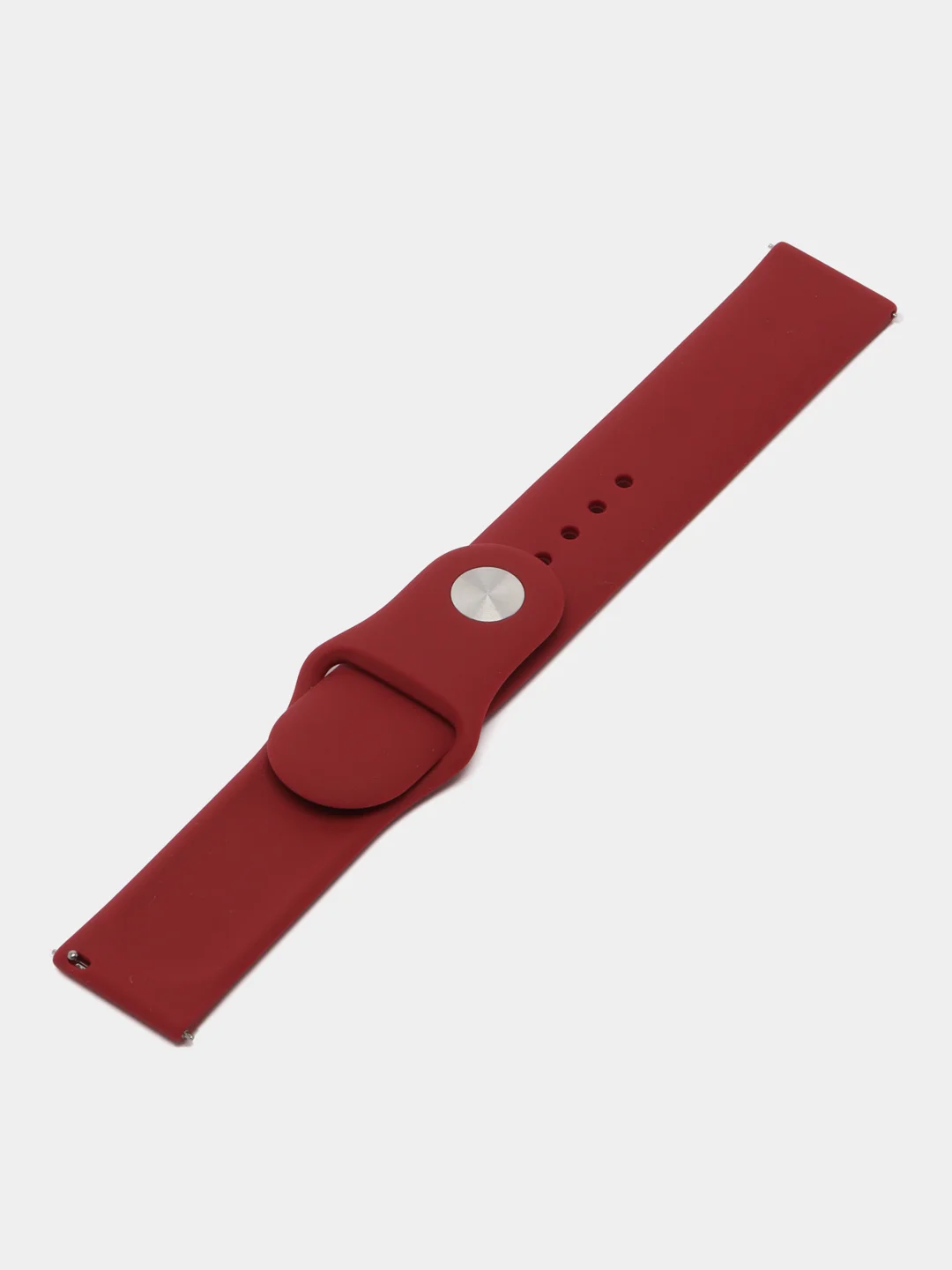 Бордовый ремешок для часов Xiaomi AmazFit Bip / Samsung Galaxy Watch Active, 22 мм