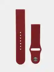 Бордовый ремешок для часов Xiaomi AmazFit Bip / Samsung Galaxy Watch Active, 22 мм