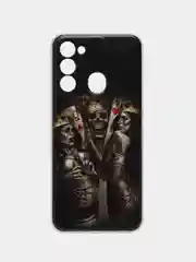 Оливковый силиконовый чехол на Tecno Spark Go 2022/8С/9 (Текно Спарк Гоу 2022/8С/9)