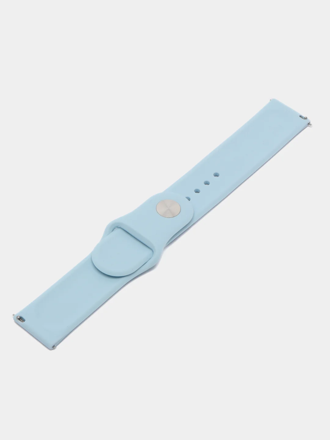 Небесно-голубой ремешок для часов Xiaomi AmazFit Bip / Samsung Galaxy Watch Active, 22 мм