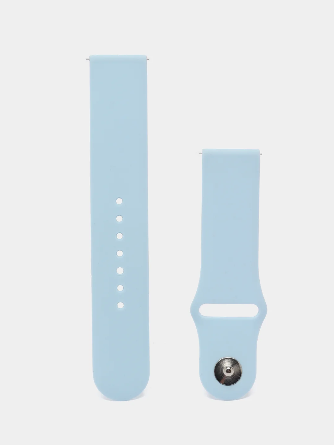 Небесно-голубой ремешок для часов Xiaomi AmazFit Bip / Samsung Galaxy Watch Active, 22 мм