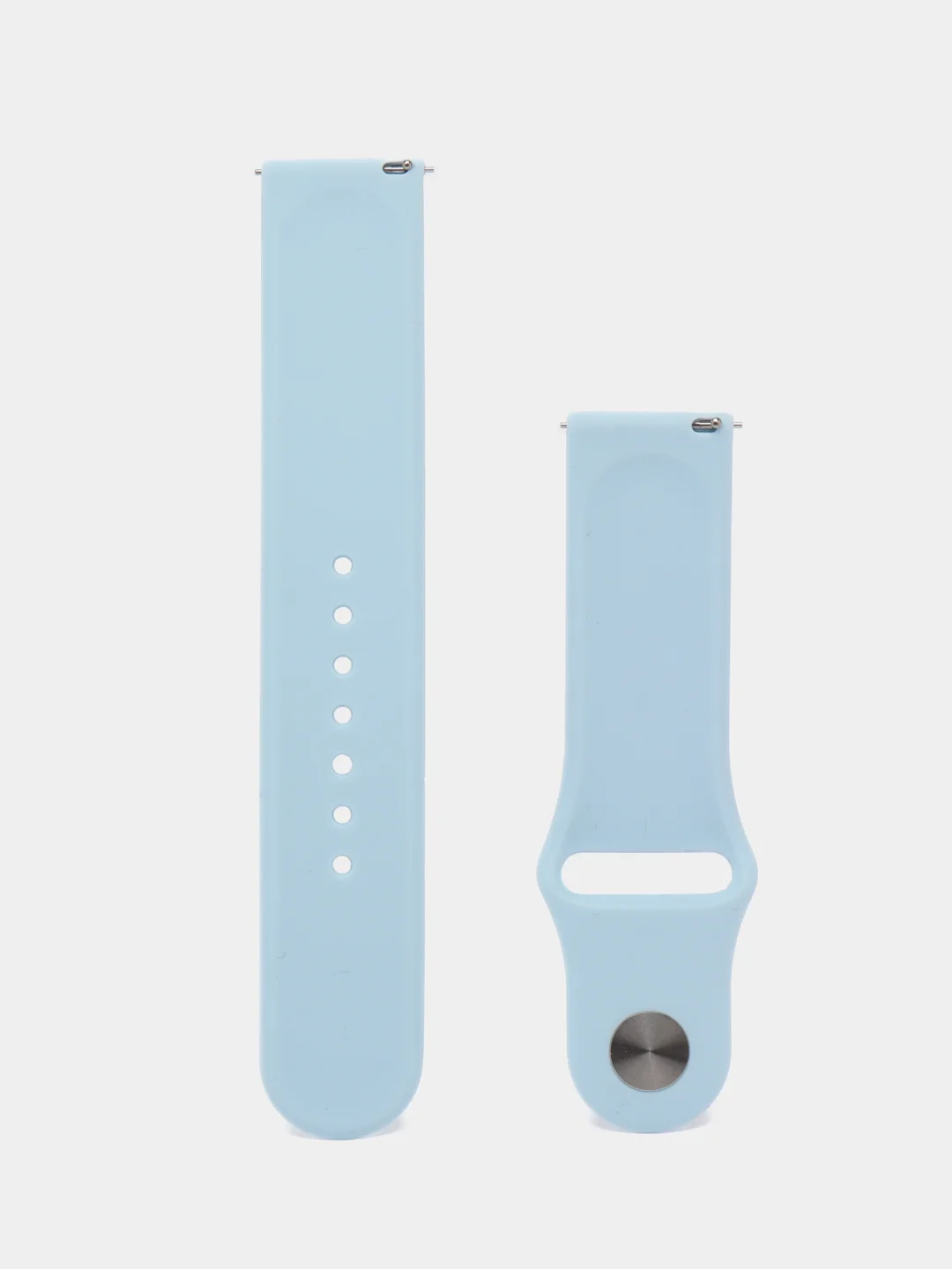 Небесно-голубой ремешок для часов Xiaomi AmazFit Bip / Samsung Galaxy Watch Active, 22 мм