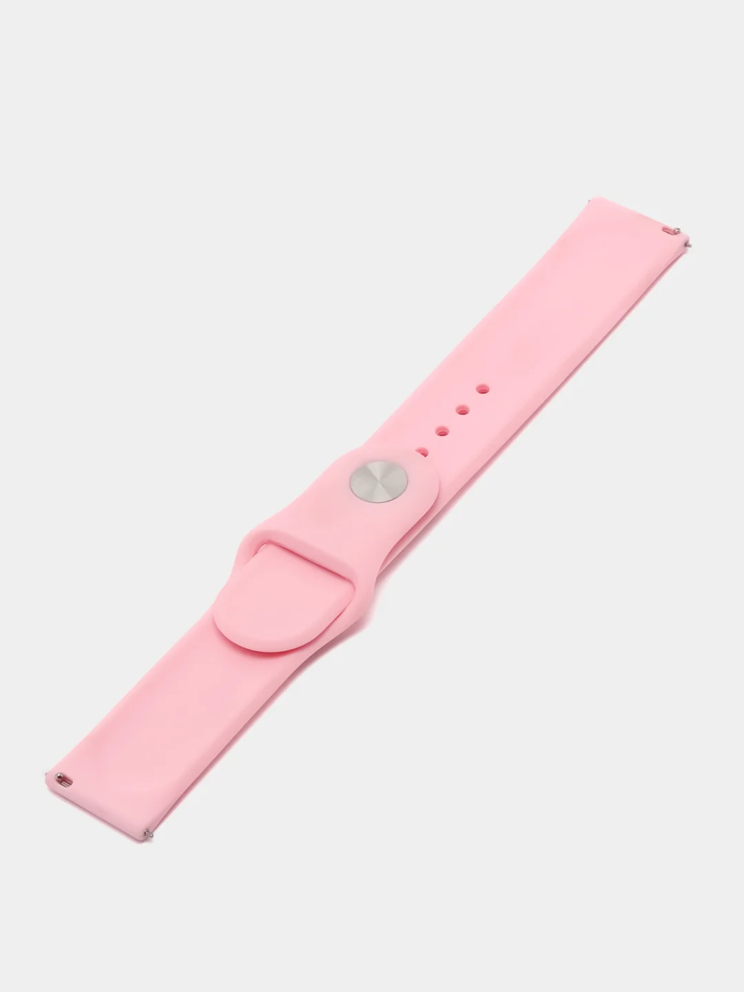 Розовый ремешок для часов Xiaomi AmazFit Bip / Samsung Galaxy Watch Active, 22 мм