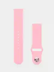 Розовый ремешок для часов Xiaomi AmazFit Bip / Samsung Galaxy Watch Active, 22 мм